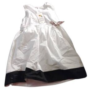 Arnold Palmer White and Black Sleeveless Dress, Nwt